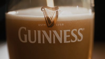 Guinness T-shirt Lovely Day for a Guinness Grön