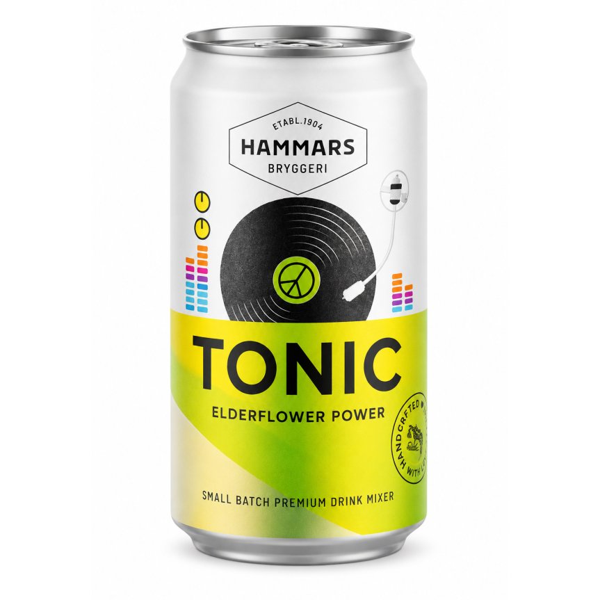 Hammars Tonic elderflower power 25 cl 24-pak