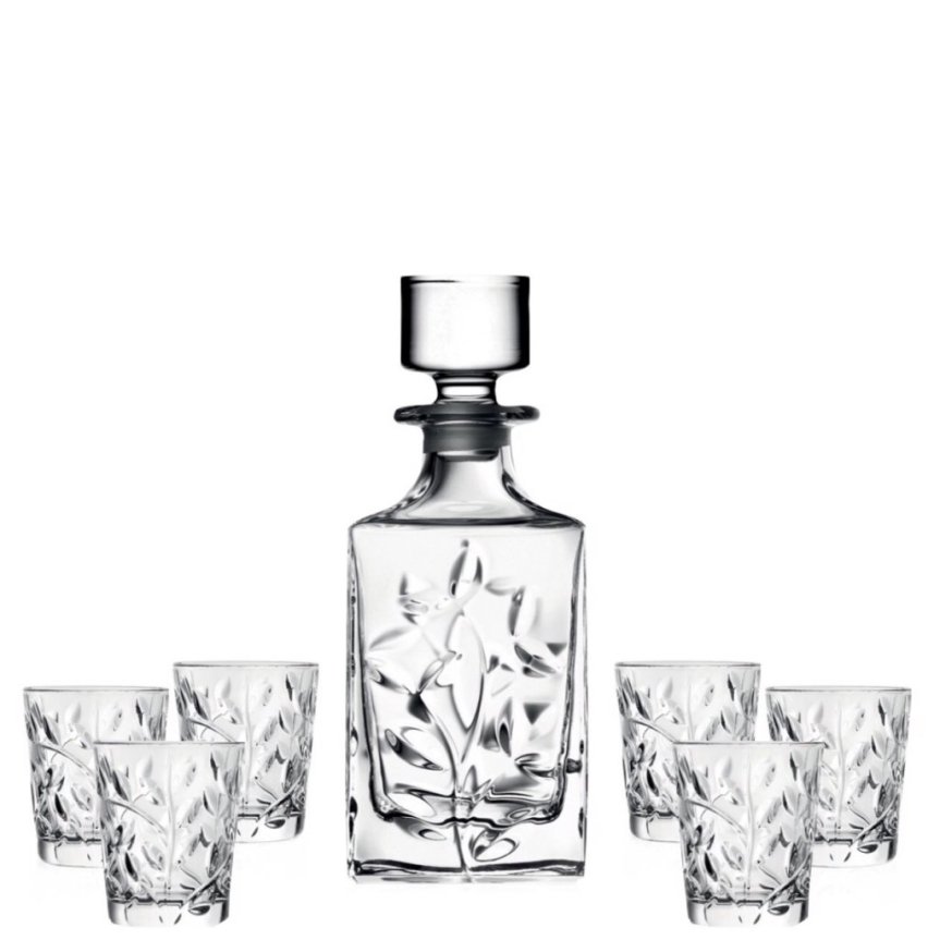 Zoom billede af RCR Laurus Karaff Karaffpaket Lauruspaketet Decanter 6 glas