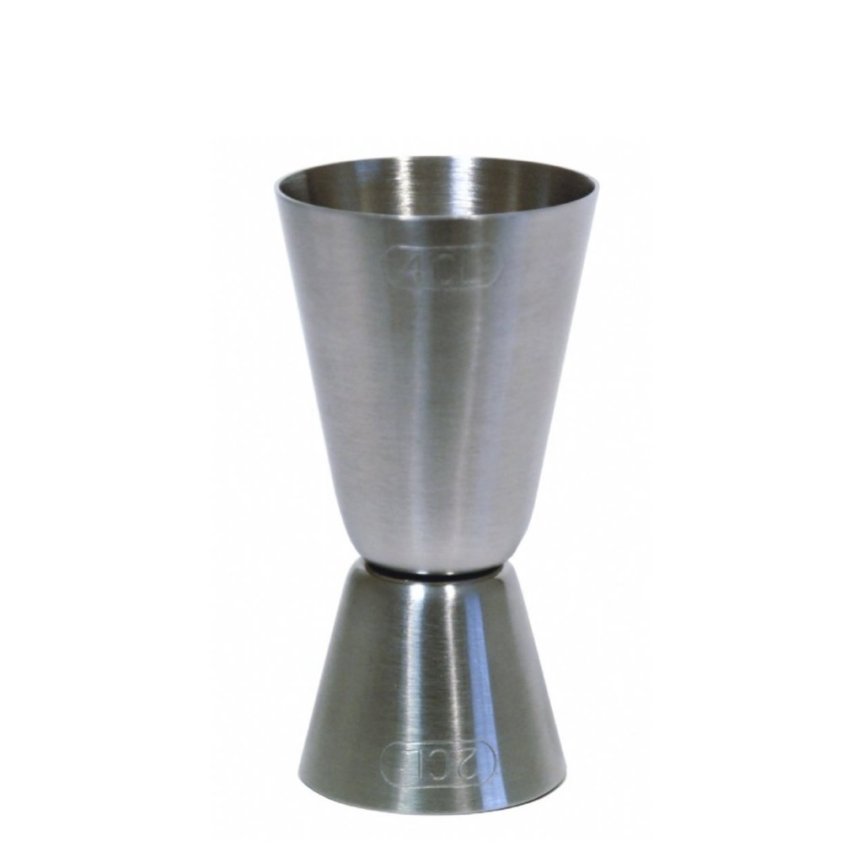 Mätglas 2-4 cl vändbart