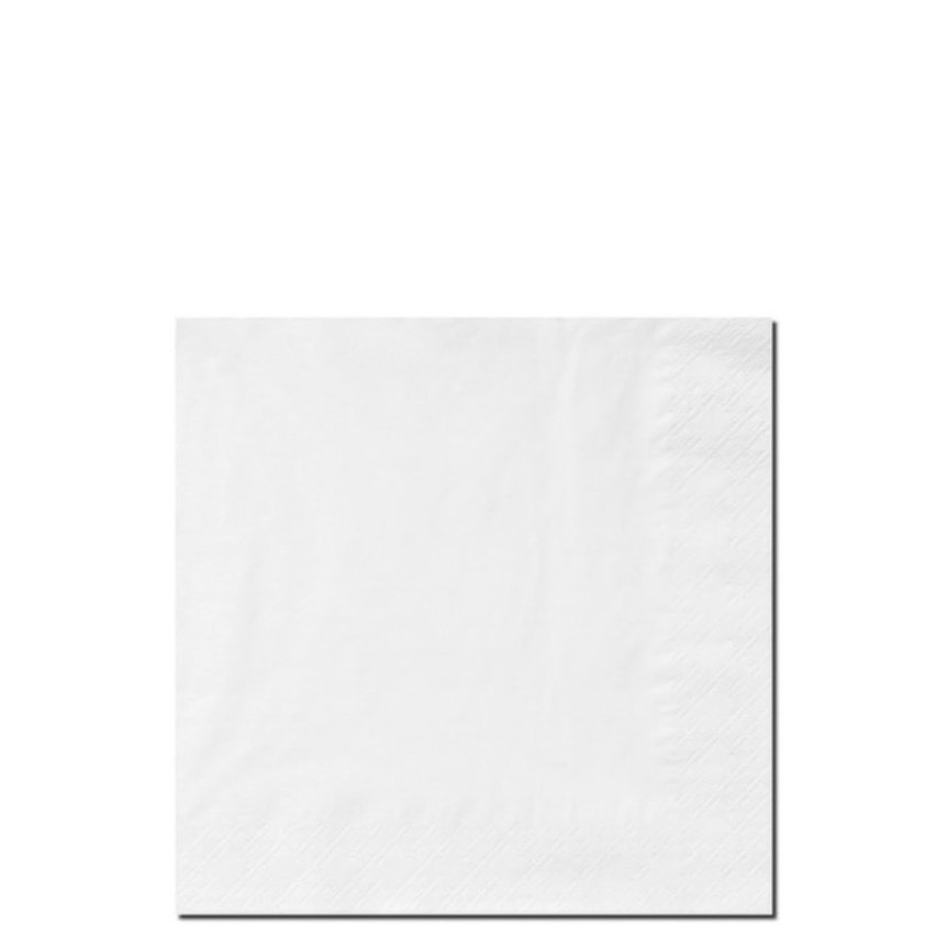 Cocktail Servietter hvid 200-pack