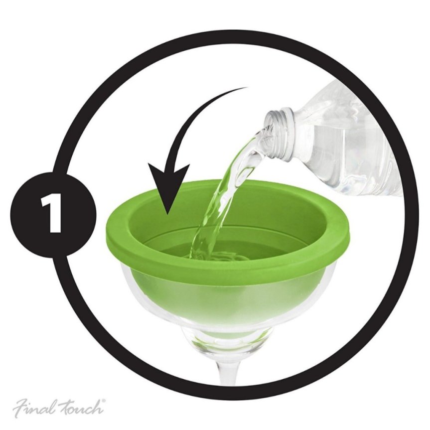 Final Touch margaritaglas med isskorpe