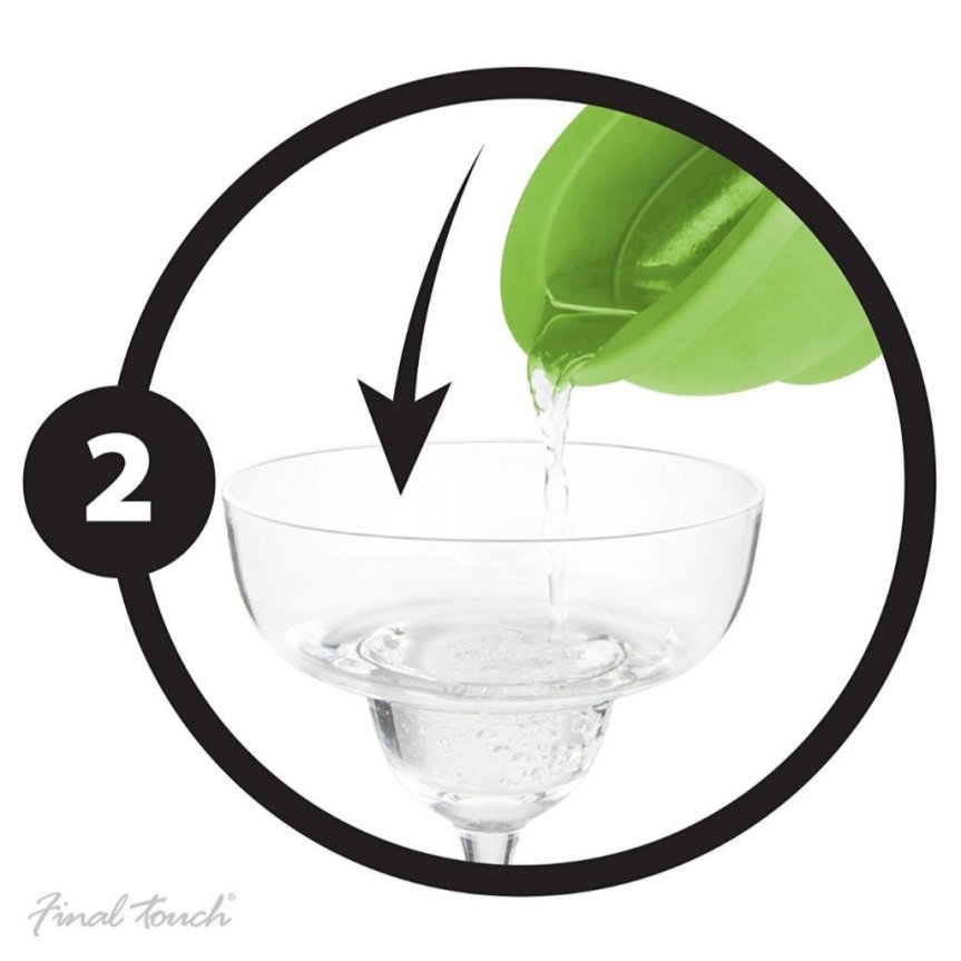 Final Touch margaritaglas med isskorpe