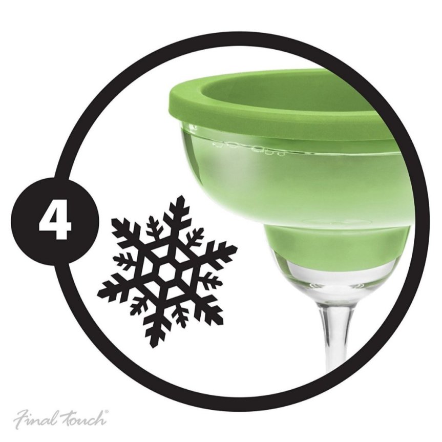 Final Touch margaritaglas med isskorpe