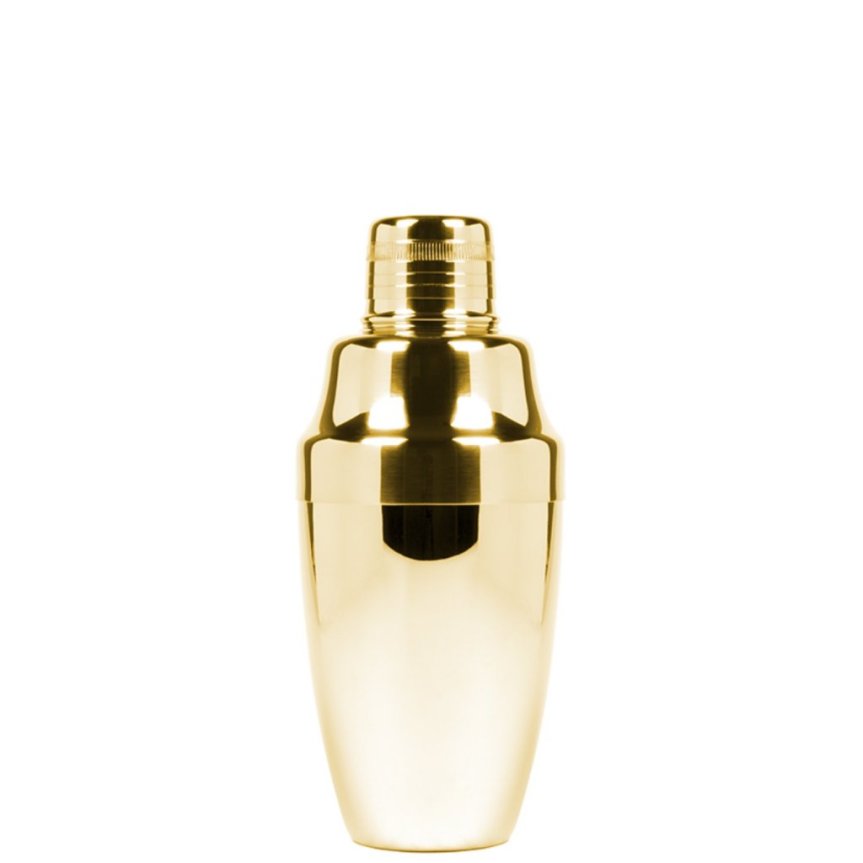 Yukiwa cocktailshaker guld pläterad gold plated 23 cl