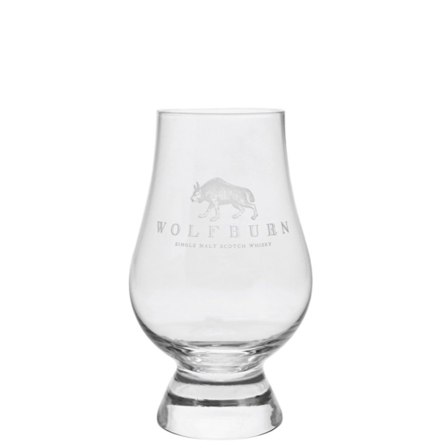 Wolfburn whiskyglas whiskey glass glencairn