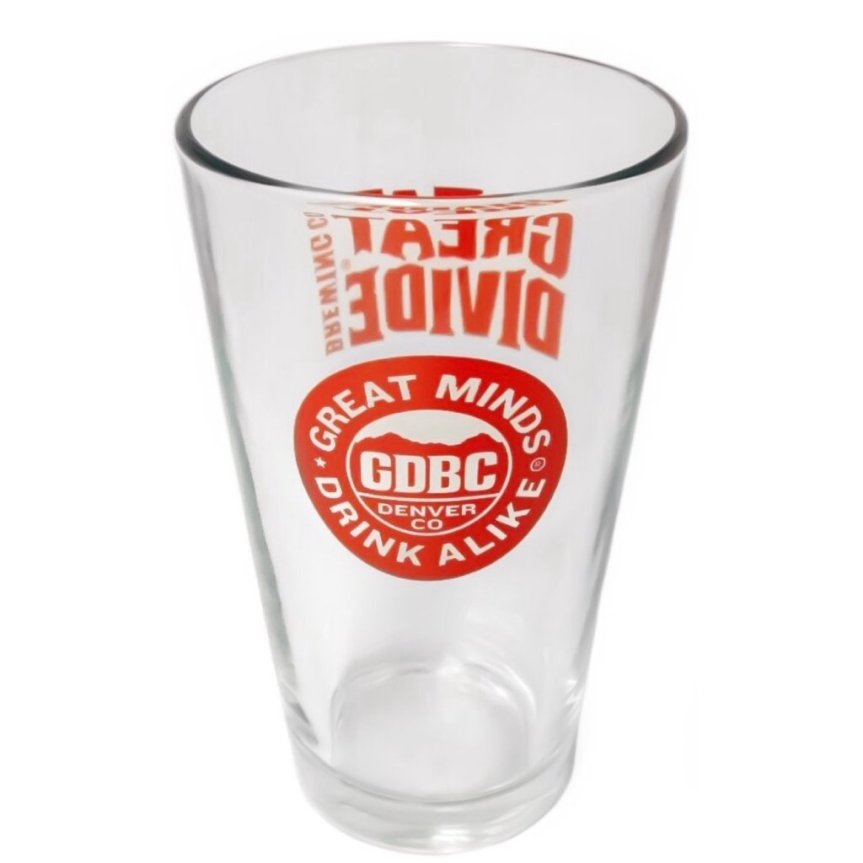 Great Divide ölglas Beer Glass
