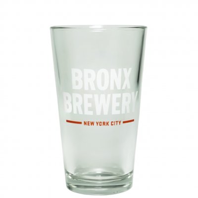 Bronx Brewing company ölglas beer glass