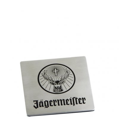 Jägermeister glasunderlag i metal