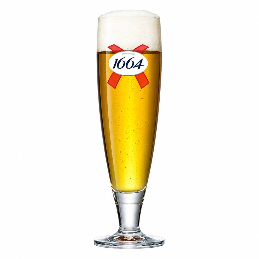 Zoom billede af Kronenbourg 1664 ølglas 40 cl