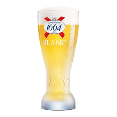 Kronenbourg 1664 Blanc ølglas 25 cl