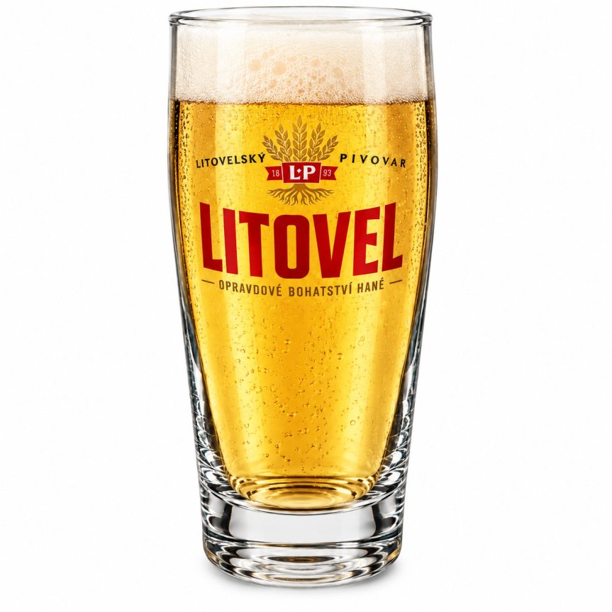 Zoom billede af Litovel ølglas 50 cl