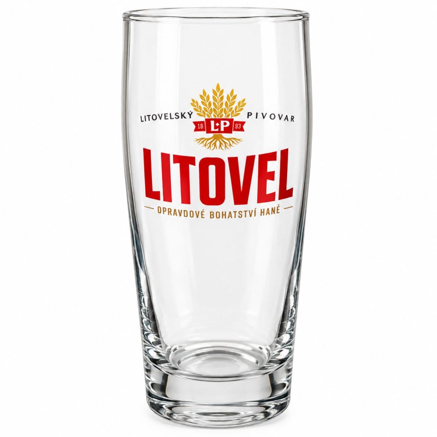 Zoom billede af Litovel ølglas 50 cl