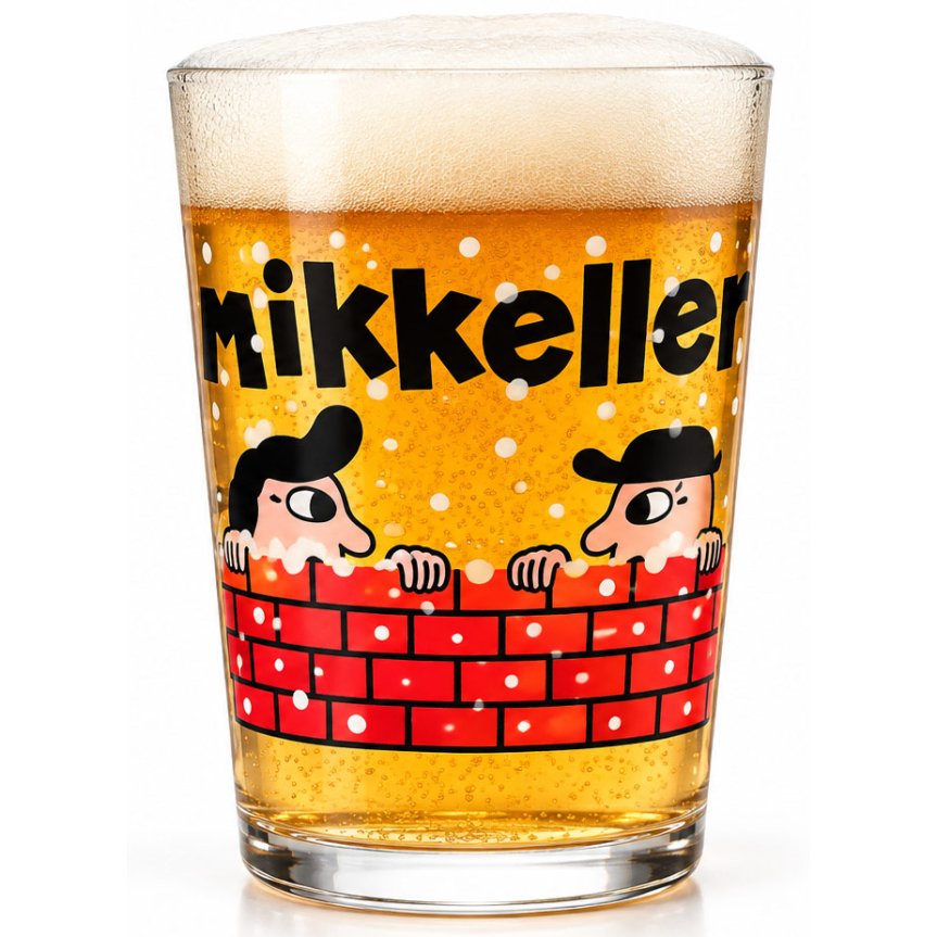 Zoom billede af Mikkeller ølglas 40 cl