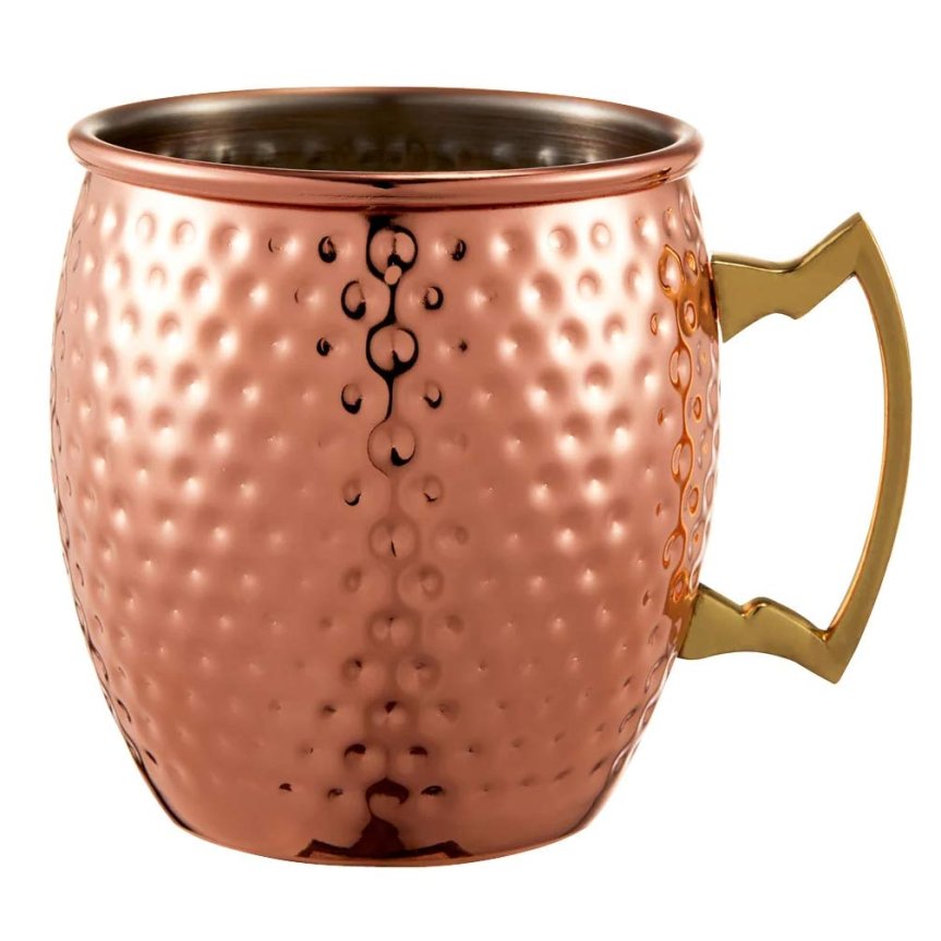 Zoom billede af Moscow Mule Kobber Krus Hamrede 45 cl