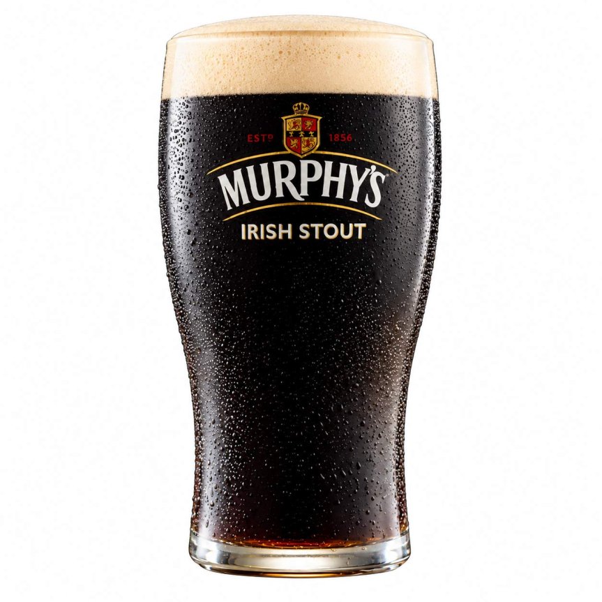 Zoom billede af Murphy's Stout ølglas 50 cl