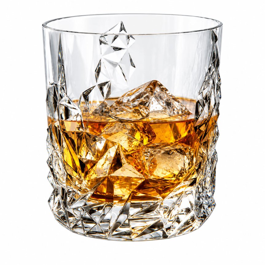 Zoom billede af Sculpture whiskyglas 37 cl 4-pack