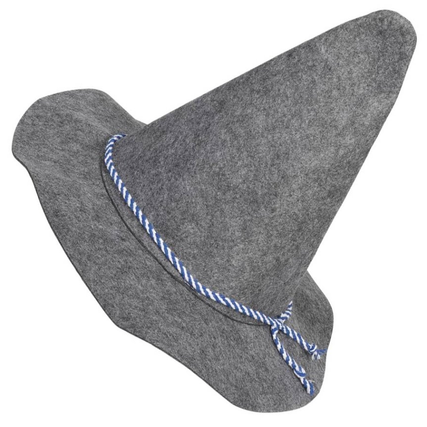 Oktoberfest Tall Hat grå