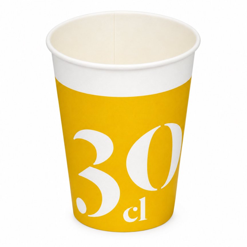 Zoom billede af Papirølglas 30 cl 50 pak