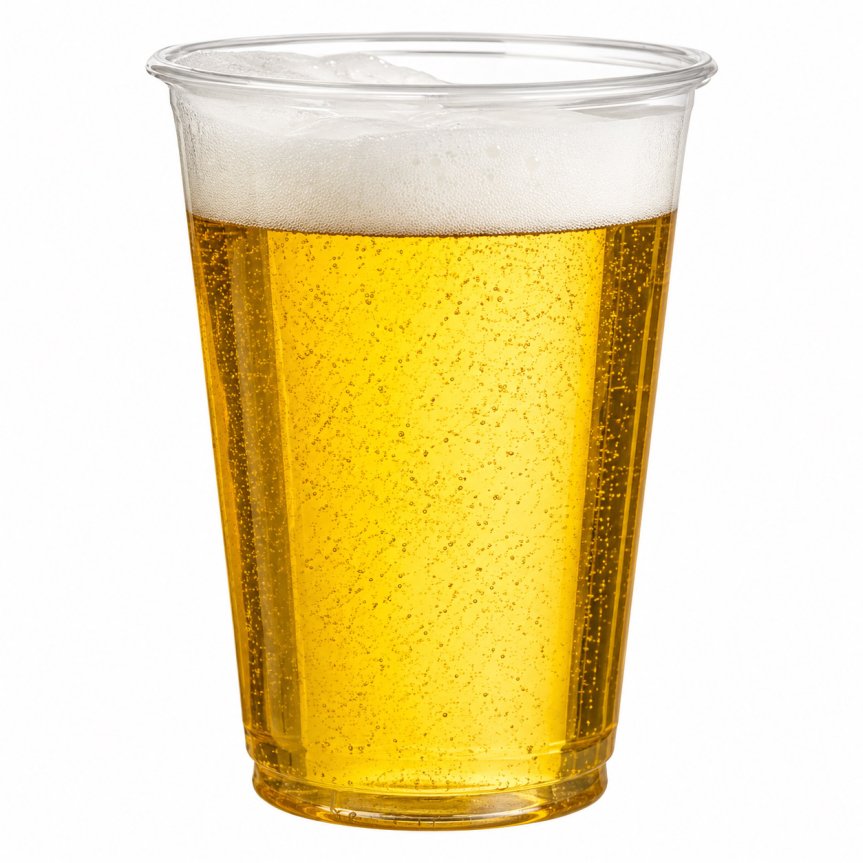 Zoom billede af Ølglas i plast 50 cl 6-pak