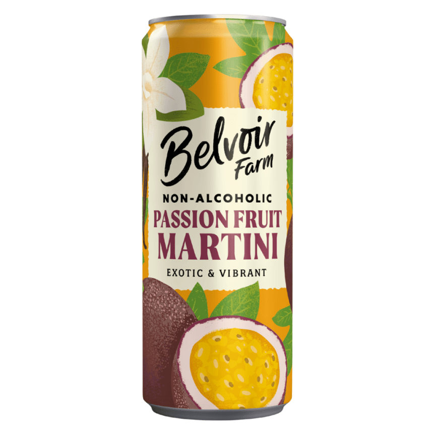 Belvoir Farm alkoholfri Passionsfrugtmartini 25 cl
