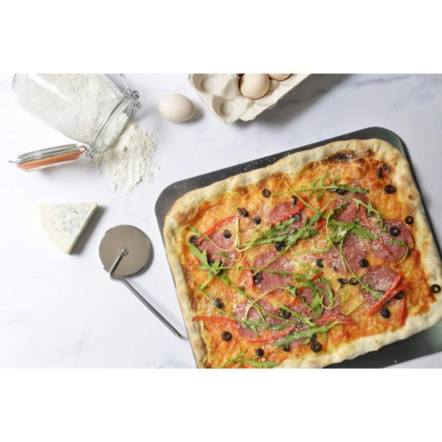 Pizza Angels Pizzahjul forkromet stål