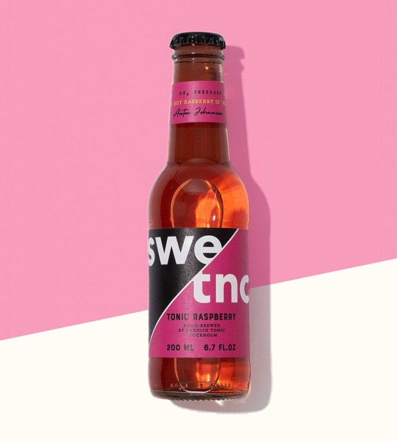 Swedish Tonic water hindbær 20 cl