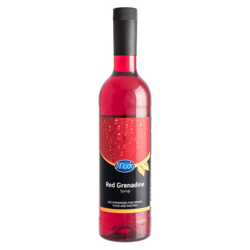 Rød grenadinesirup Modo 75 cl PET-flaske