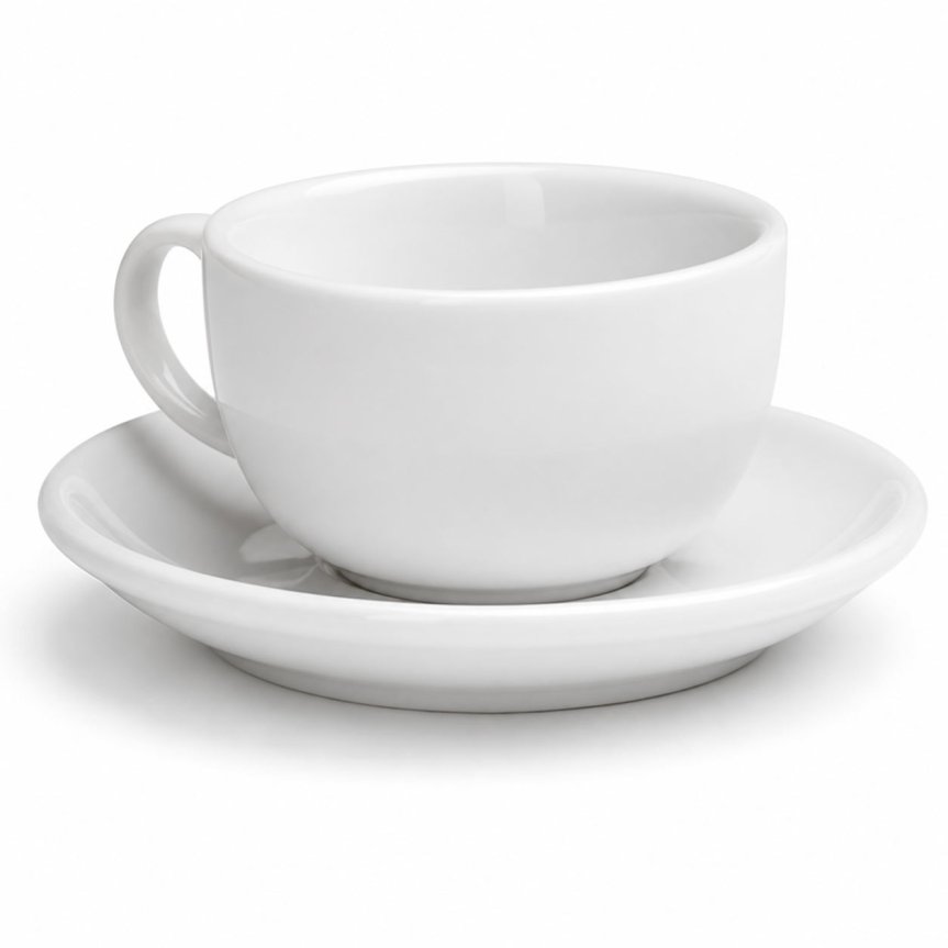 Zoom billede af Retro Espressokop med underkop 2-pak