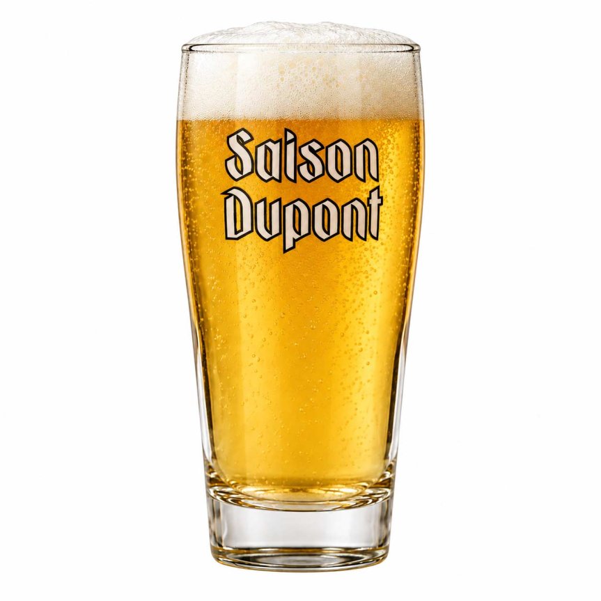 Zoom billede af Saison Dupont ølglas 33 cl