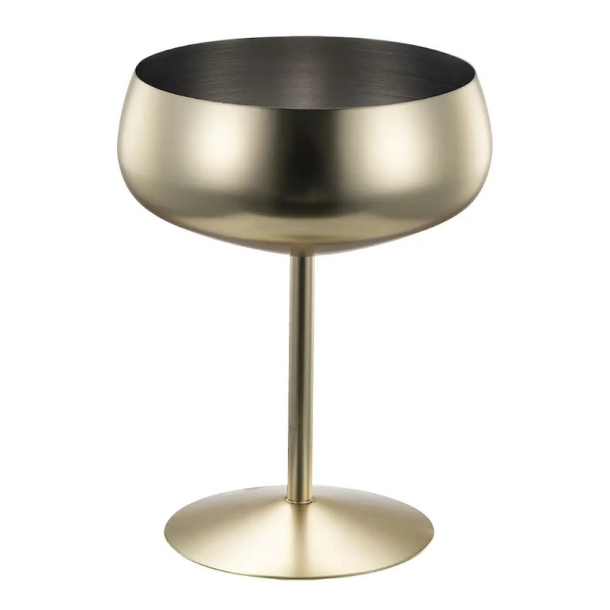 Guldglas champagne glas - Cocktailglas i guld 45 cl