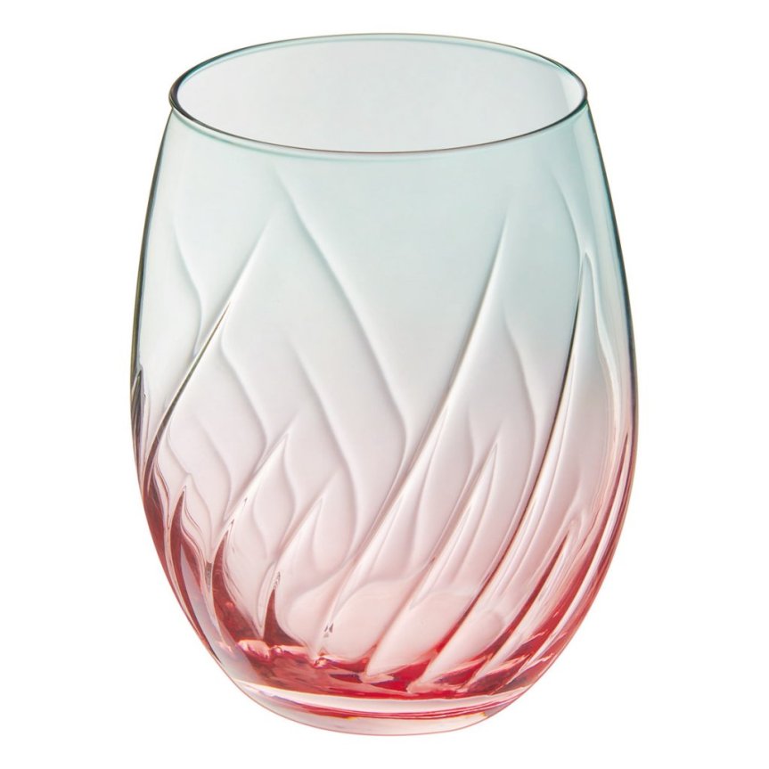 Zoom billede af Cristal D'Arques Swirly Spring vandsglas 36 cl 4-pak
