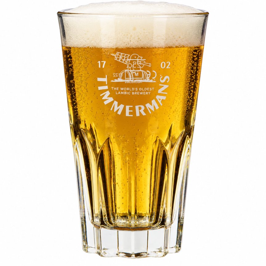 Zoom billede af Timmermans Gueuze ølglas 25 cl