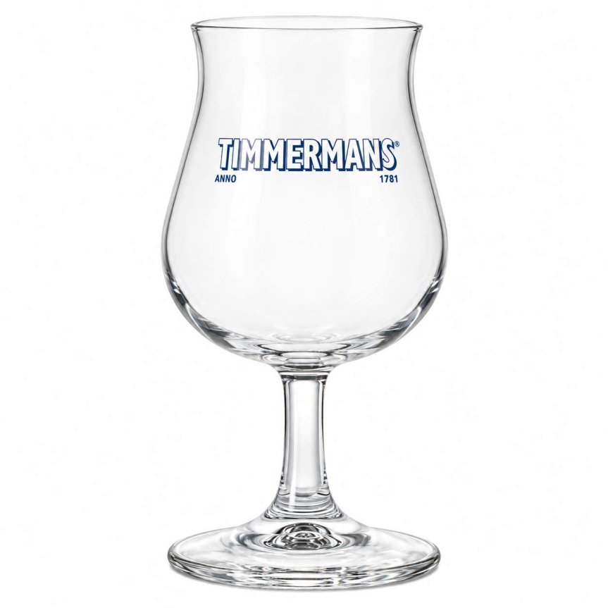 Zoom billede af Timmermans ølglas