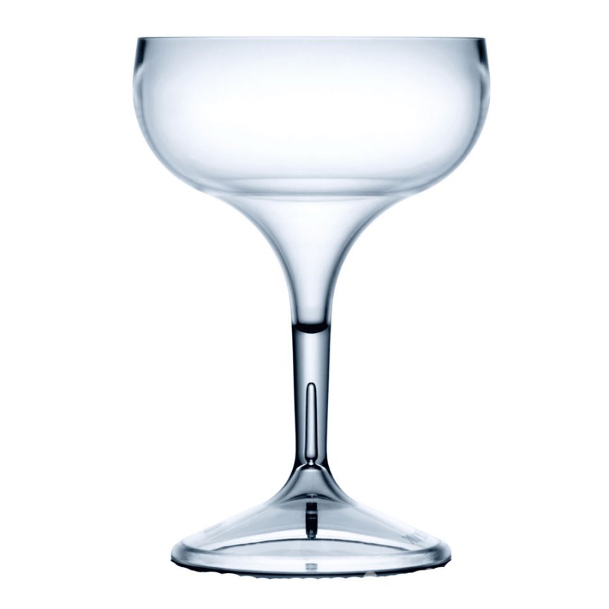 Tinto champagne glas coupe i plast 25,5 cl