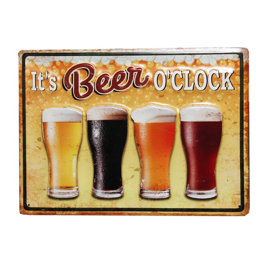Vægplade I'ts beer o'clock