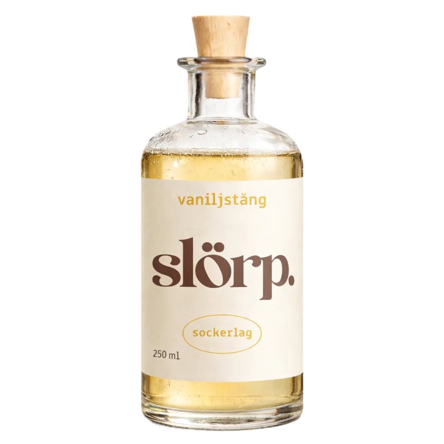 Slörp Sukkersirup Vaniljestang 25 cl