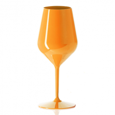 Vin/Cocktailglas orange plast 47 cl
