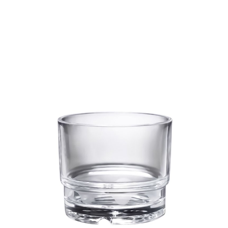 Zoom billede af Whiskeyglas i plastik 15 cl