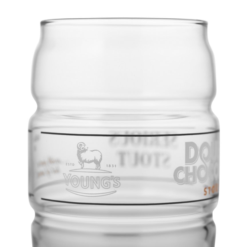 Youngs Double Chocolate Stout ølglas