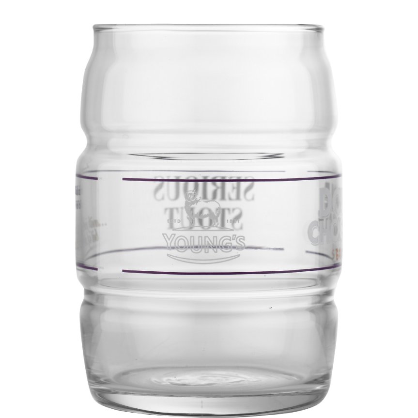 Youngs Double Chocolate Stout ølglas